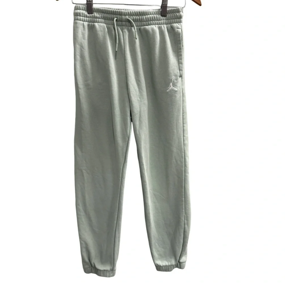 Girls' Jordan Brooklyn Essentials Joggers Seafoam Green  Size XL (13-15 years)